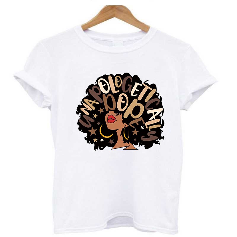 For Clothing Custom Black Woman Beauty Girls Heat Transfer Patch Stripes Applique Thermo Stickers On clothing Iron On Transfers
