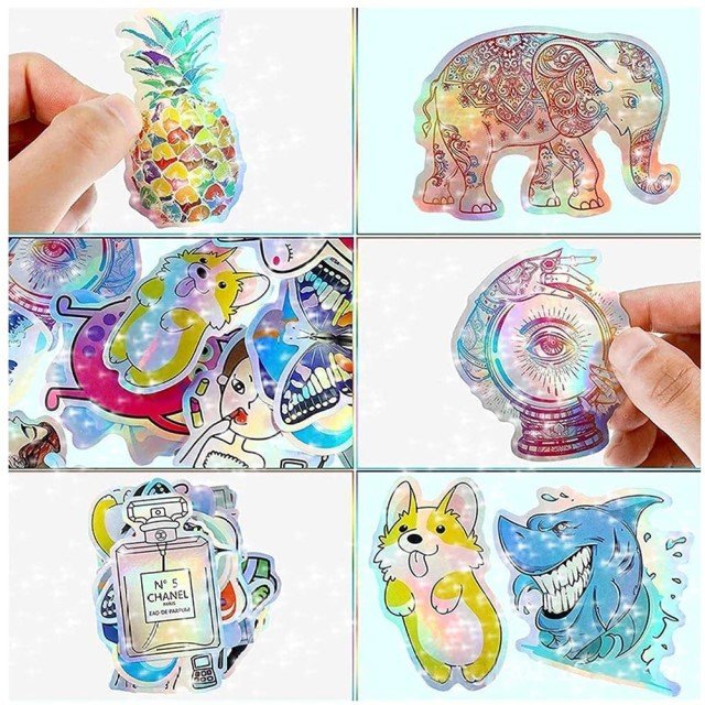 Inkjet Printable Waterproof Glossy Holographic Vinil Pet Vinyl Sticker Paper A4 For Inkjet Printer