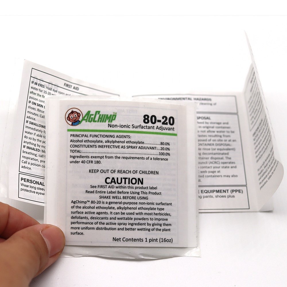 Customized Sticker Roll Logo Booklet Multi Double Layer Label Container Vinyl Waterproof Label Sticker