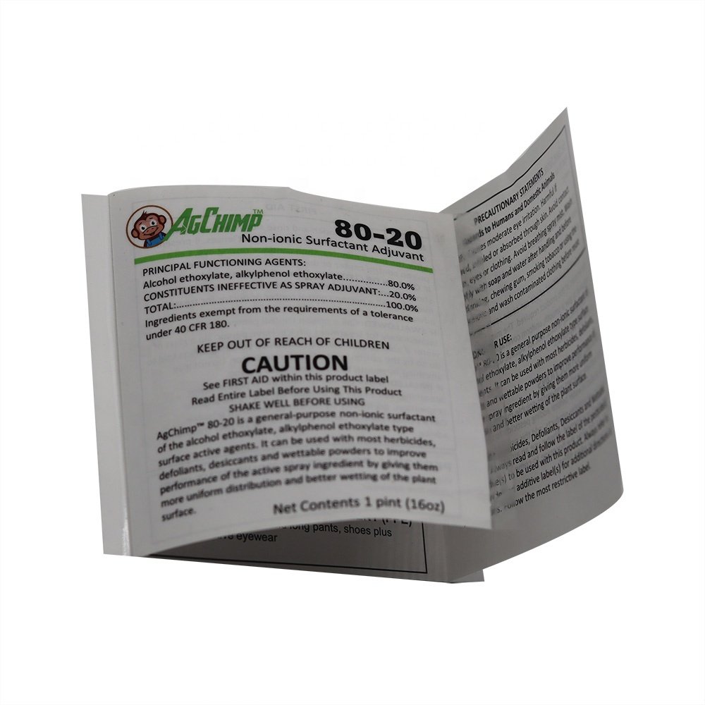 Customized Sticker Roll Logo Booklet Multi Double Layer Label Container Vinyl Waterproof Label Sticker