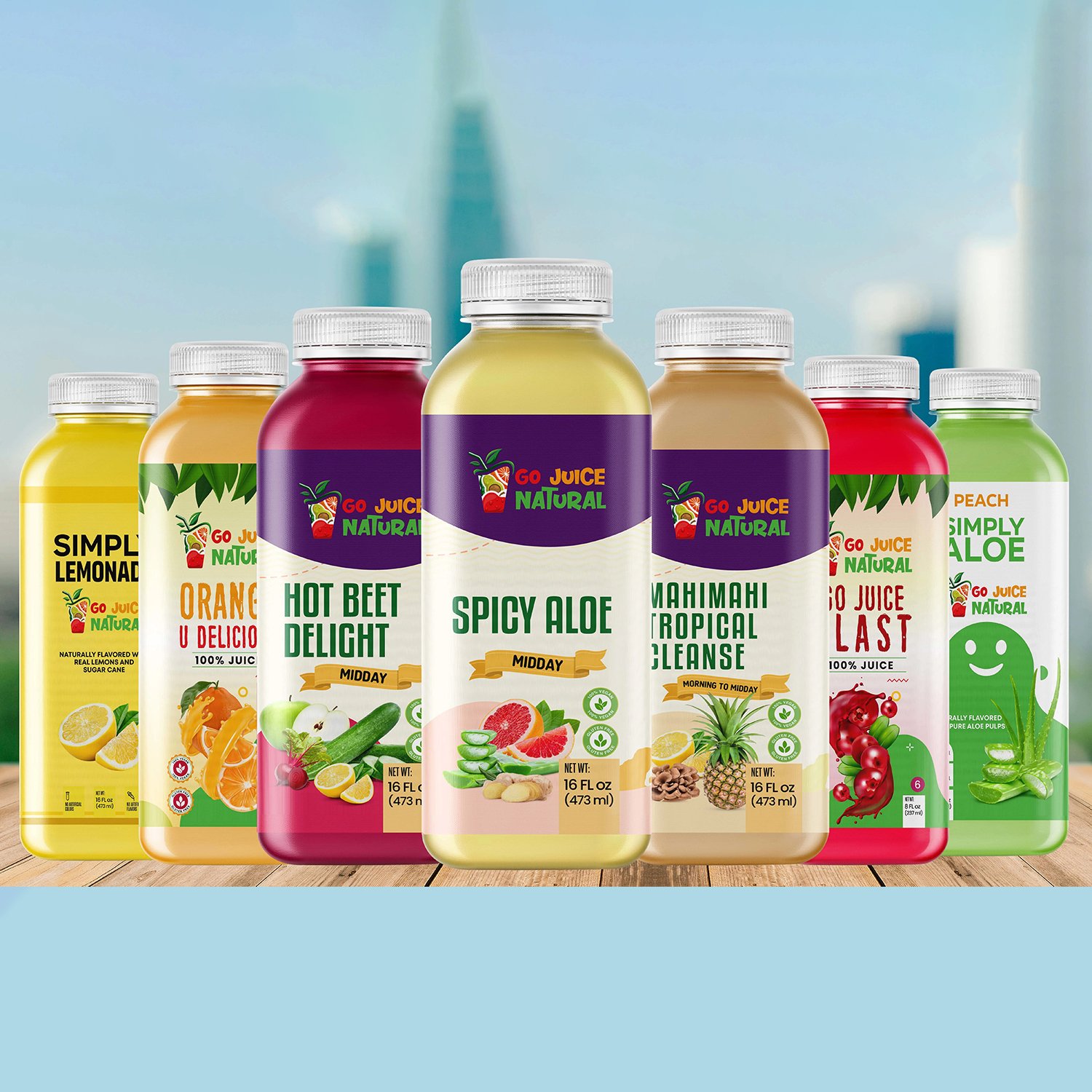 Energy Drink Custom Waterproof Bopp Vinyl Logo Printing Adhesive Juice Bottle Beverage Labels Roll Sticker For Juice Bottle