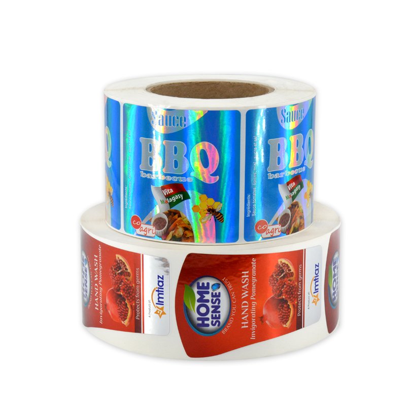 High Quality Custom Self Adhesive Roll Waterproof Cosmetics Bottle Packaging Printing Labels Sticker With Logo Factory Wholesale