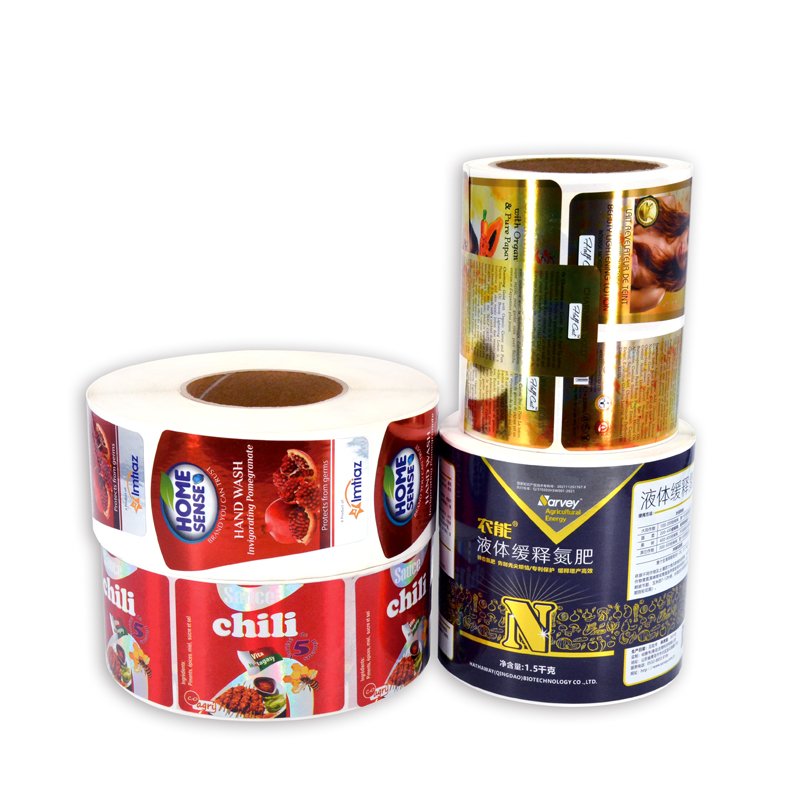 High Quality Custom Self Adhesive Roll Waterproof Cosmetics Bottle Packaging Printing Labels Sticker With Logo Factory Wholesale