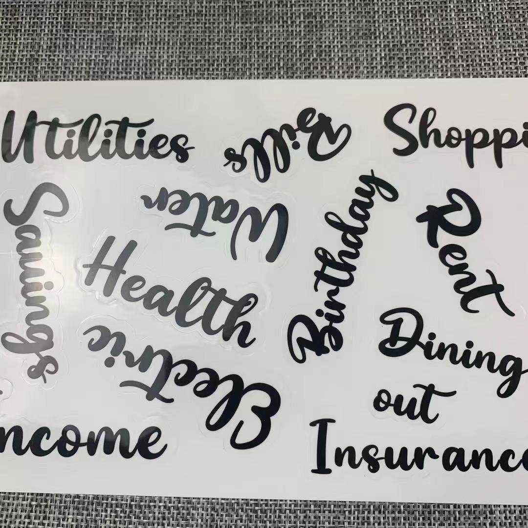Budget Binder Cash Envelope Sticker for Budget Planner