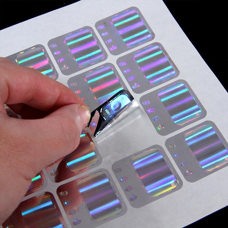 Custom Make Original Crown Quality Hologram Security Uv Holographic Sticker Certificate Clear Void Seal Hologram Label Sticker