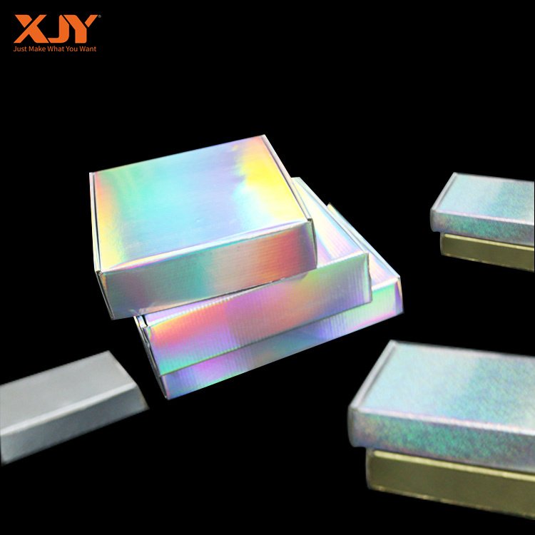 XJY Luxury Personalised Cardboard Paper Clothes MailingPackaging Box Corrugated clothing gift packaging boxes