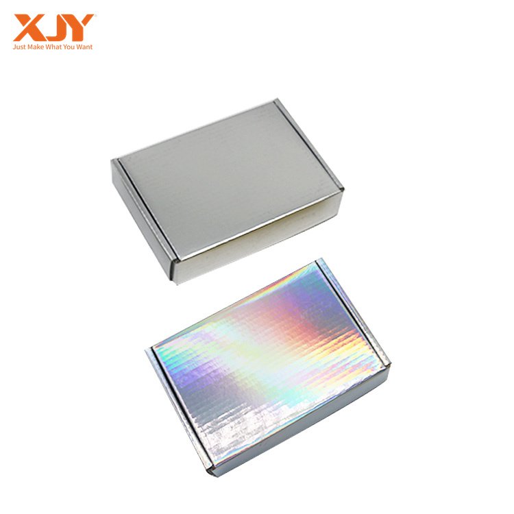 XJY Luxury Personalised Cardboard Paper Clothes MailingPackaging Box Corrugated clothing gift packaging boxes