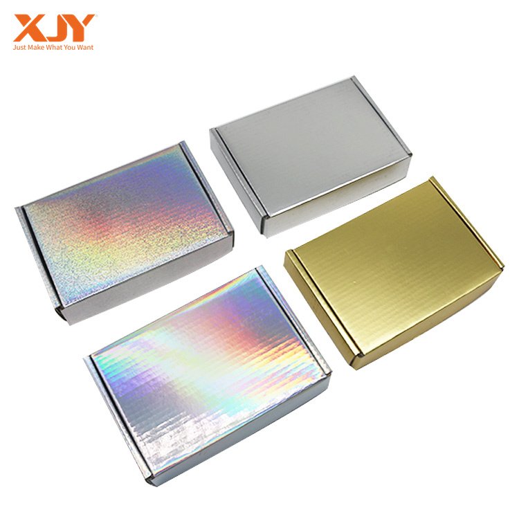 XJY Luxury Personalised Cardboard Paper Clothes MailingPackaging Box Corrugated clothing gift packaging boxes