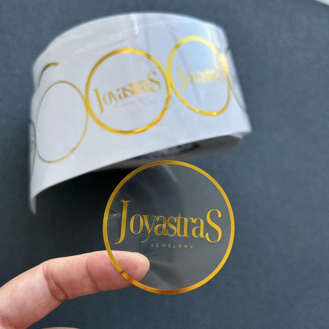 Waterproof clear PVC sticker paper rolls printing, paper stickers adhesive label,Transparent plastic sticker label sheet