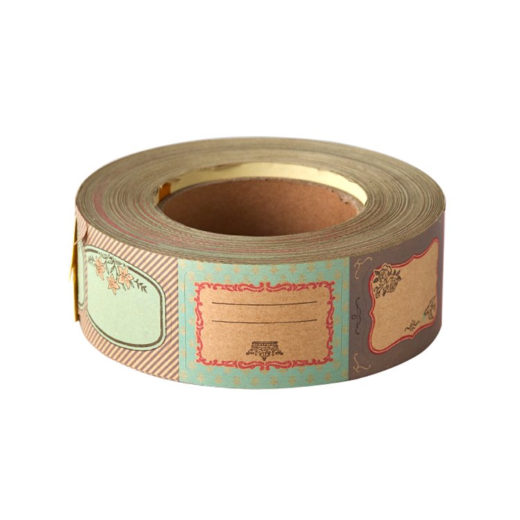 China Factory Direct Sale Printing Sticker Custom Roll Packaging Labels For Small Business