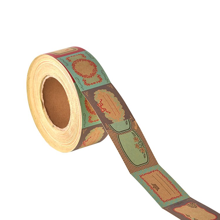 China Factory Direct Sale Printing Sticker Custom Roll Packaging Labels For Small Business