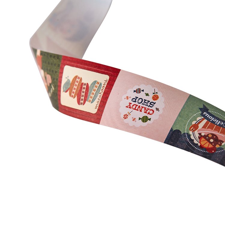 China Factory Direct Sale Printing Sticker Custom Roll Packaging Labels For Small Business