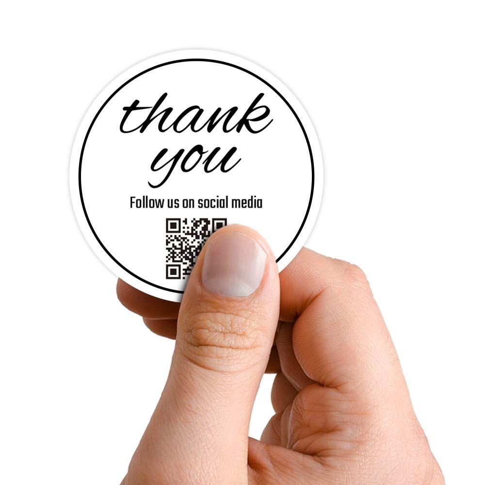 Factory price cheap stickers personalizados thank you stickers adhesive sticker packaging other label wholesale labels
