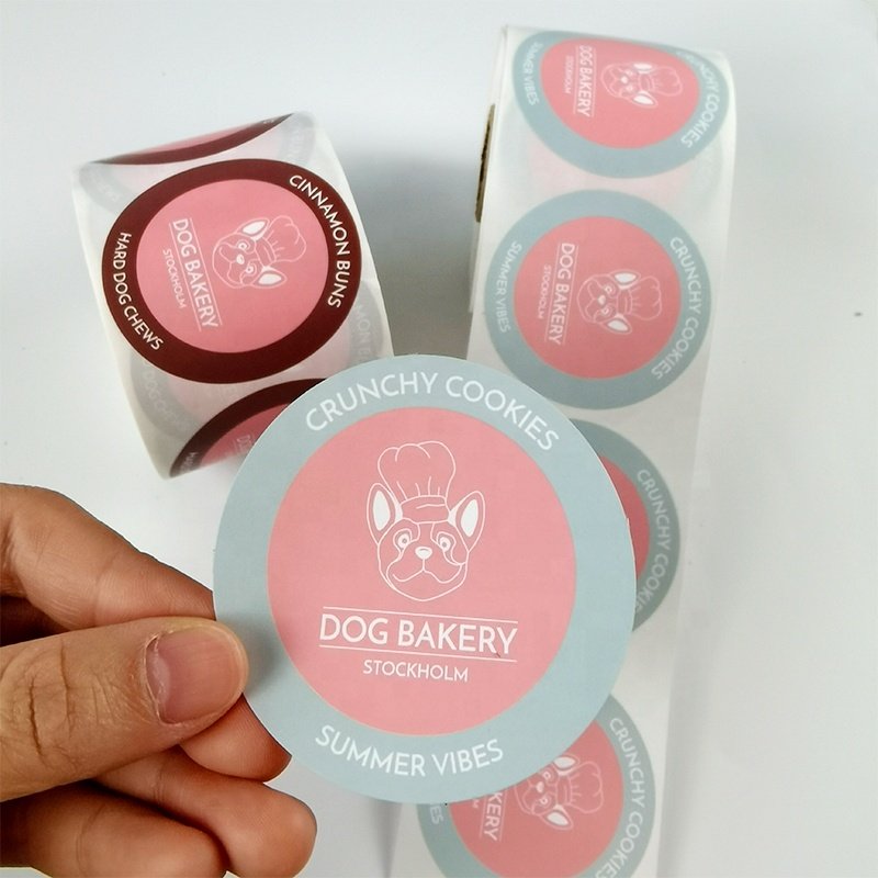 Hot Sale Scratch Proof Custom Printing Vinyl Stickers Self Adhesive Waterproof PVC Custom Logo Label Rolls for Packaging Labels