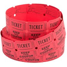 Custom Label Stickers Tickets Roll logo custom sticker Sheet lottery ticket Printing Ticket Sheets Paper Qr Scratch Off Sticker