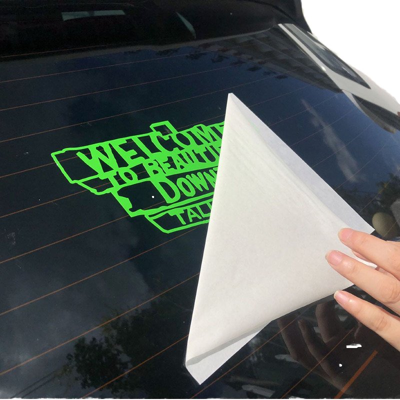 Custom UV Protected Outdoor Die Cut Vinyl Window Stickers Personalized Bumper Sticker Windshield Banner Cars Indoor Outdoor Use