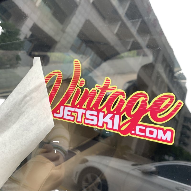 Custom UV Protected Outdoor Die Cut Vinyl Window Stickers Personalized Bumper Sticker Windshield Banner Cars Indoor Outdoor Use