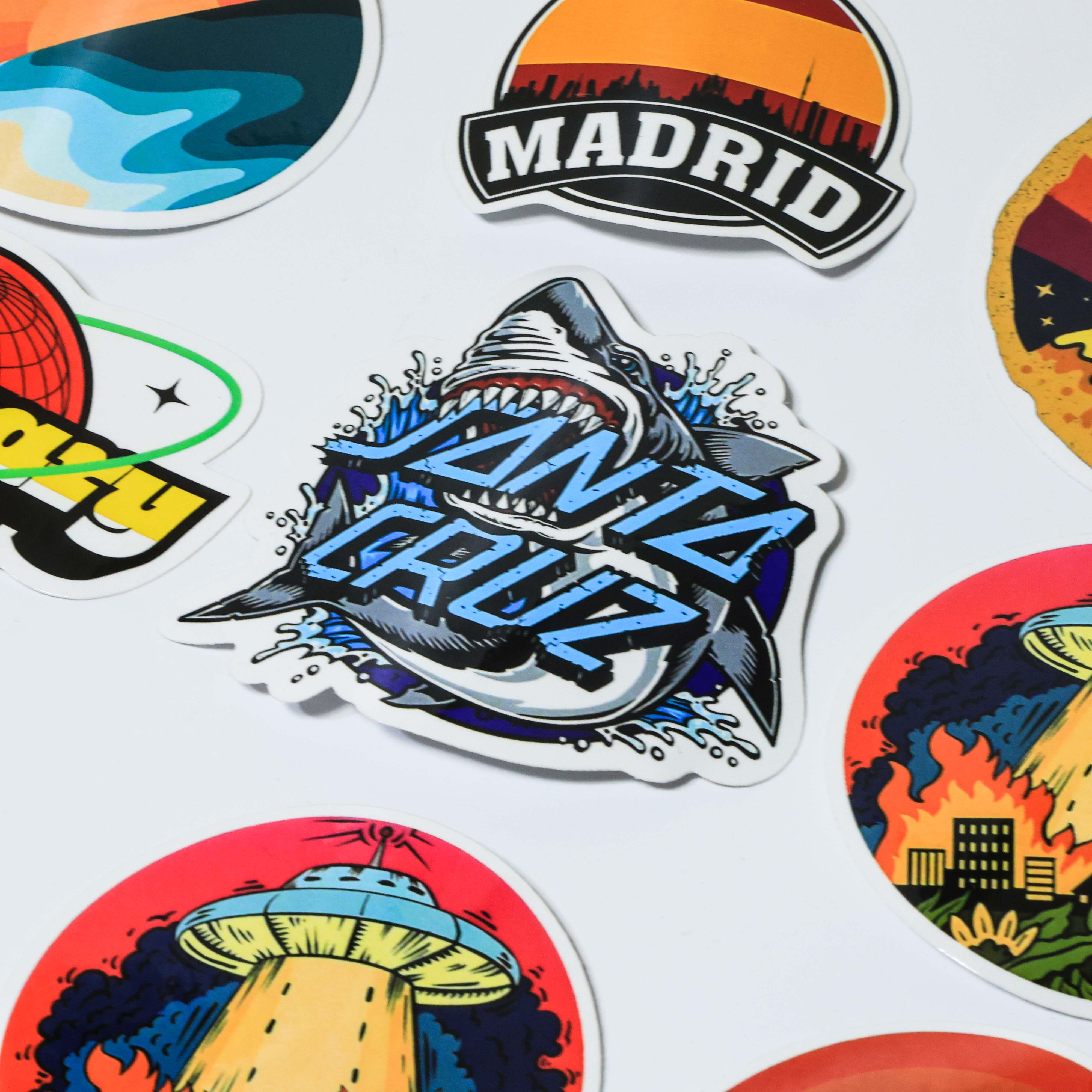 Custom Die-Cut Vinyl Stickers Waterproof And UV Resistant For Commercial Crafts And Gifts Adhesive Type