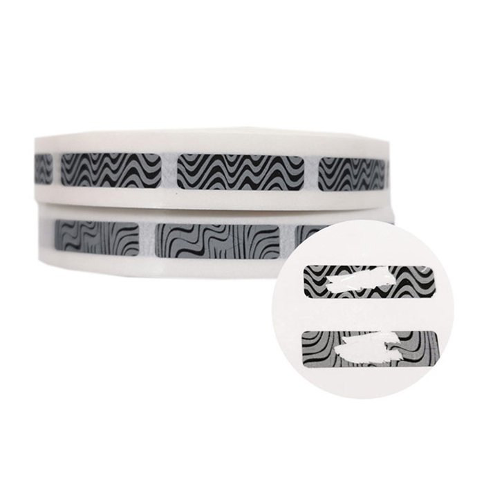 Custom printed adhesive qr code label with scratch off, hologram anti-counterfeit scratch off security label stickers