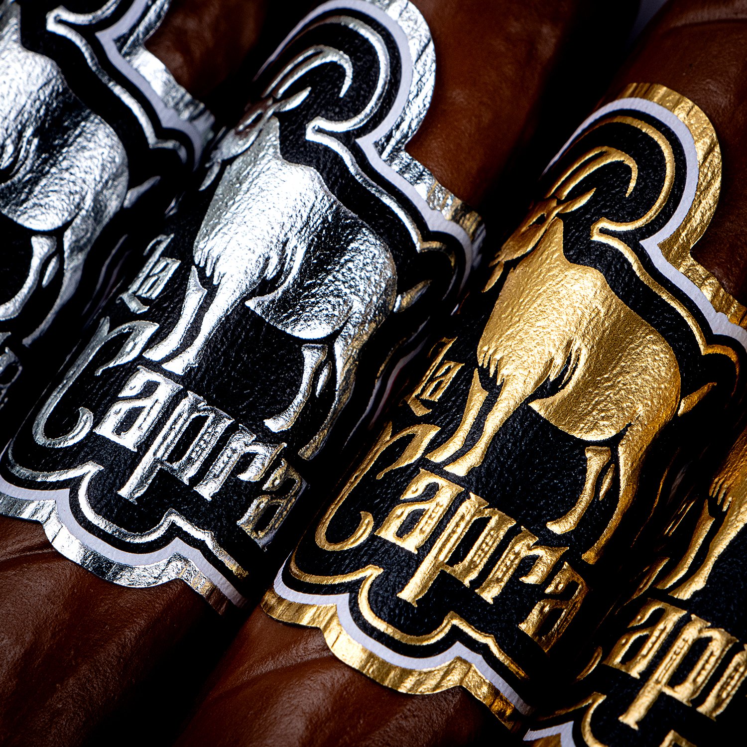 Ciga Label Custom Printing Gold Silver Foil Colorful Hot Stamping Cigar Band Sticker Embossed Cigar Rings Label