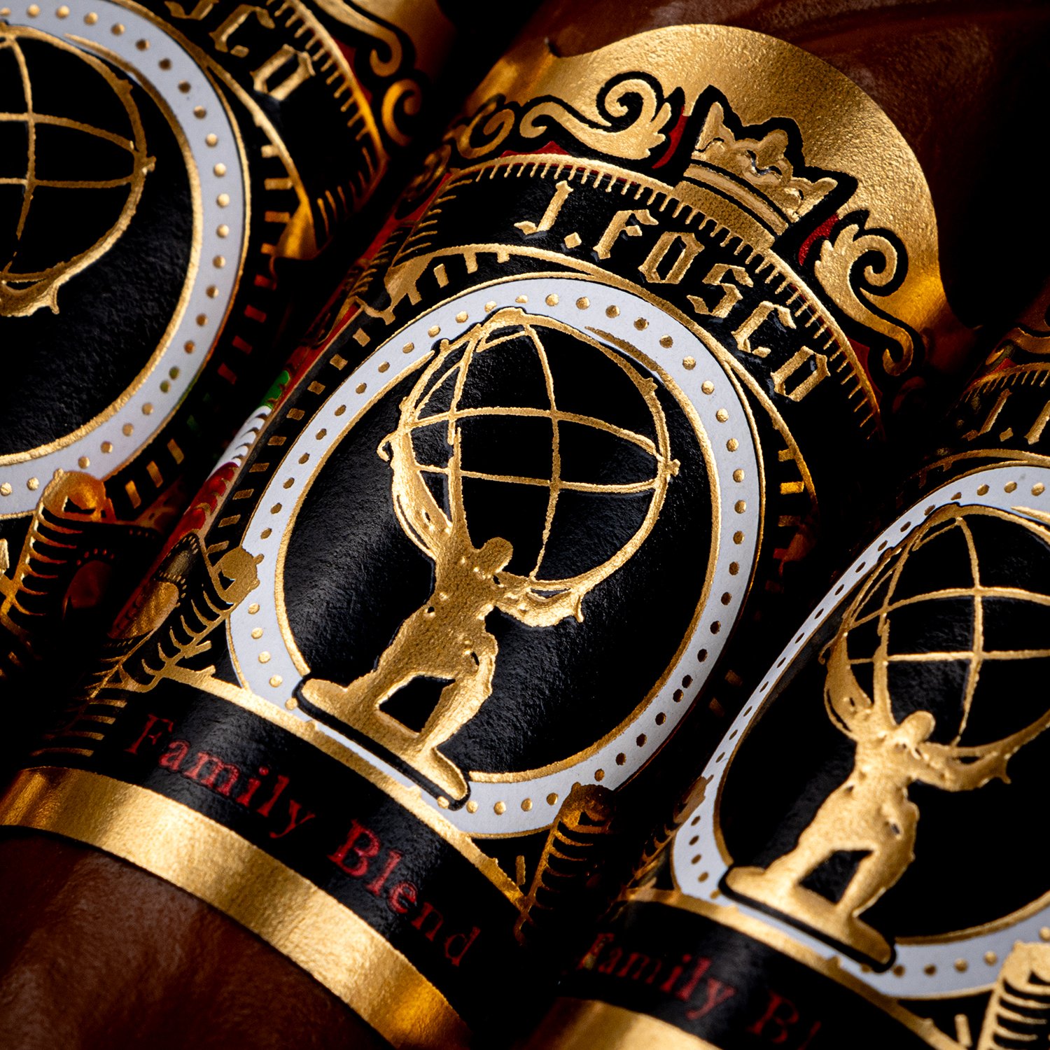 Ciga Label Custom Printing Gold Silver Foil Colorful Hot Stamping Cigar Band Sticker Embossed Cigar Rings Label