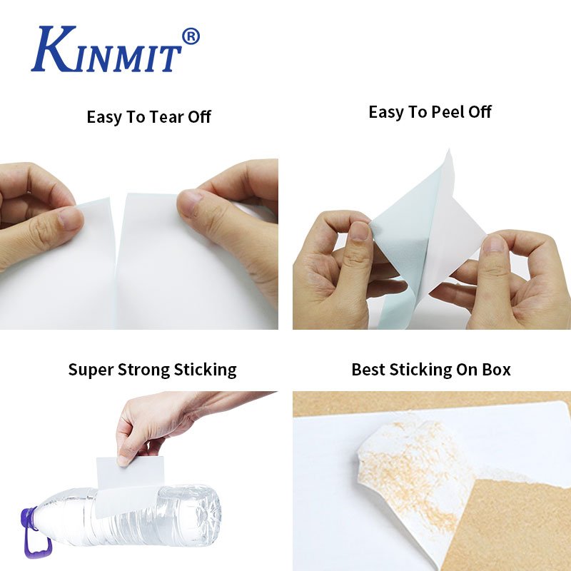 Self-adhesive 4x6 direct heat adhesive paper heat transfer blank shipping label waybill heat sensitive printing label