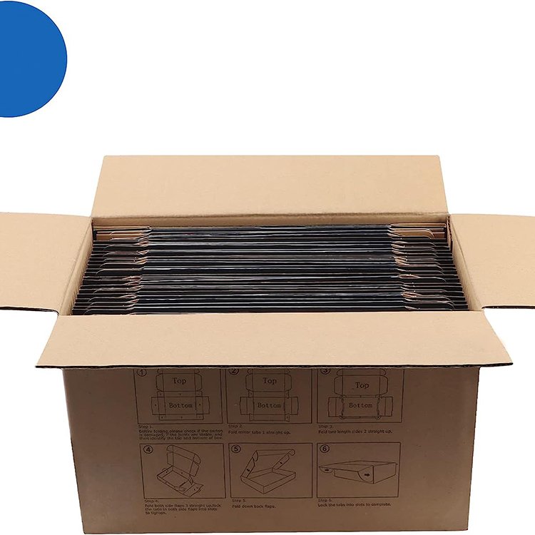 shipping boxes custom logo paper corrugated folding black shipping shoe mailer gift box small packaging paper box
