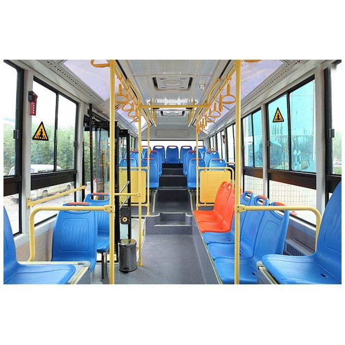 Factory Wholesale 30x20CM Bus Glass Sticker Custom Printed Single Hole Window Stickers vinyl sticker glass for window