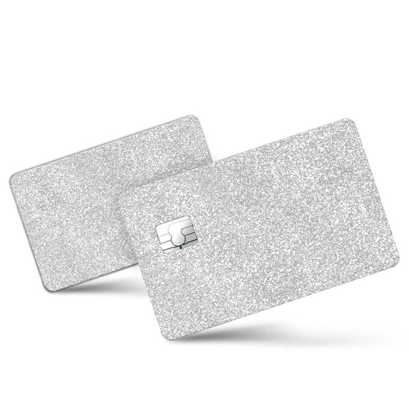 Glitter Credit Card Skin Sticker High Quality Shiny Debit Credit Card Stickers