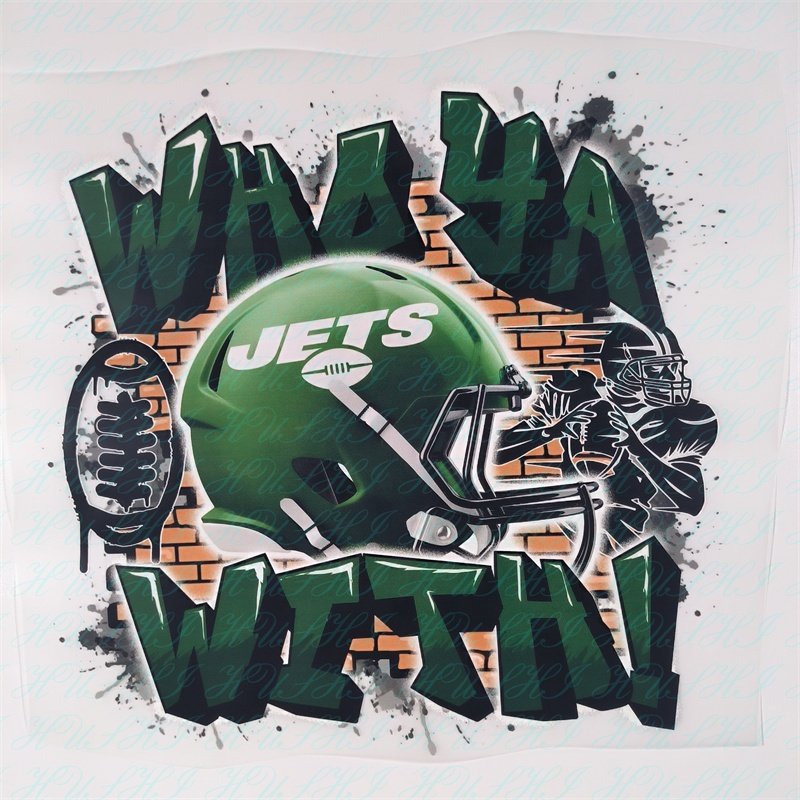 custom NFL team stickers DTF Digital Printing Custom Ready To Press Heat Transfer Designs For T Shirts Clothes Hoodies Bags
