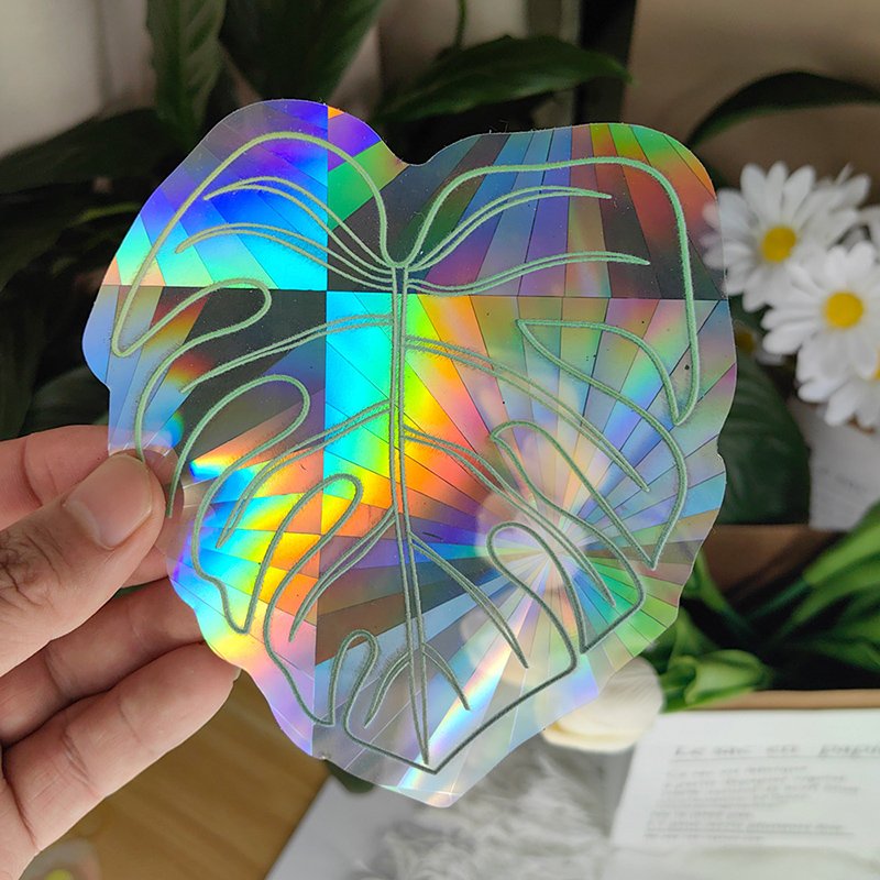 Newest designs Rainbow maker Sun catcher Sticker for Window Decals Birds Anti Collision Suncatcher Window Stickers