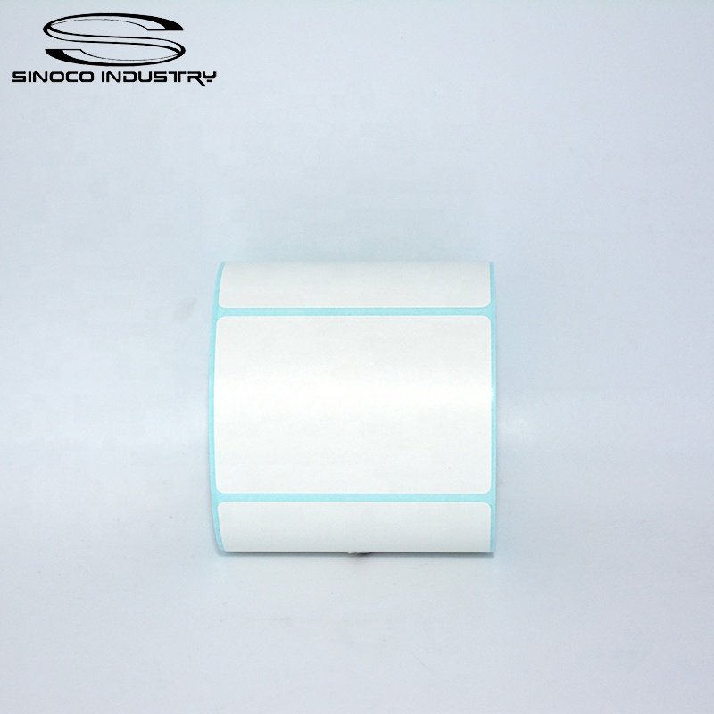 SINOCO Thermal Transfer Label Roll Customized Sticker Logo Label Preprinted Colorful And Pure White Label Sticker