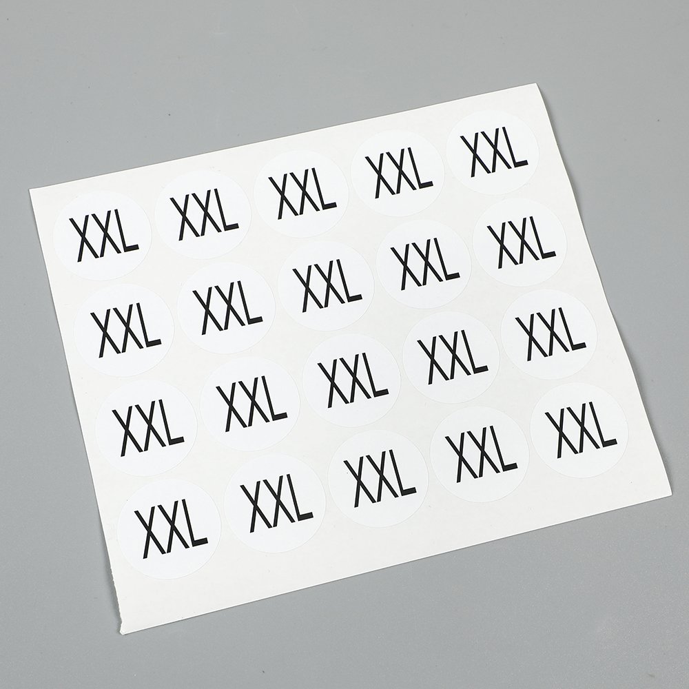 plastic small eggshell clear die cut label waterproof custom bar code sticker
