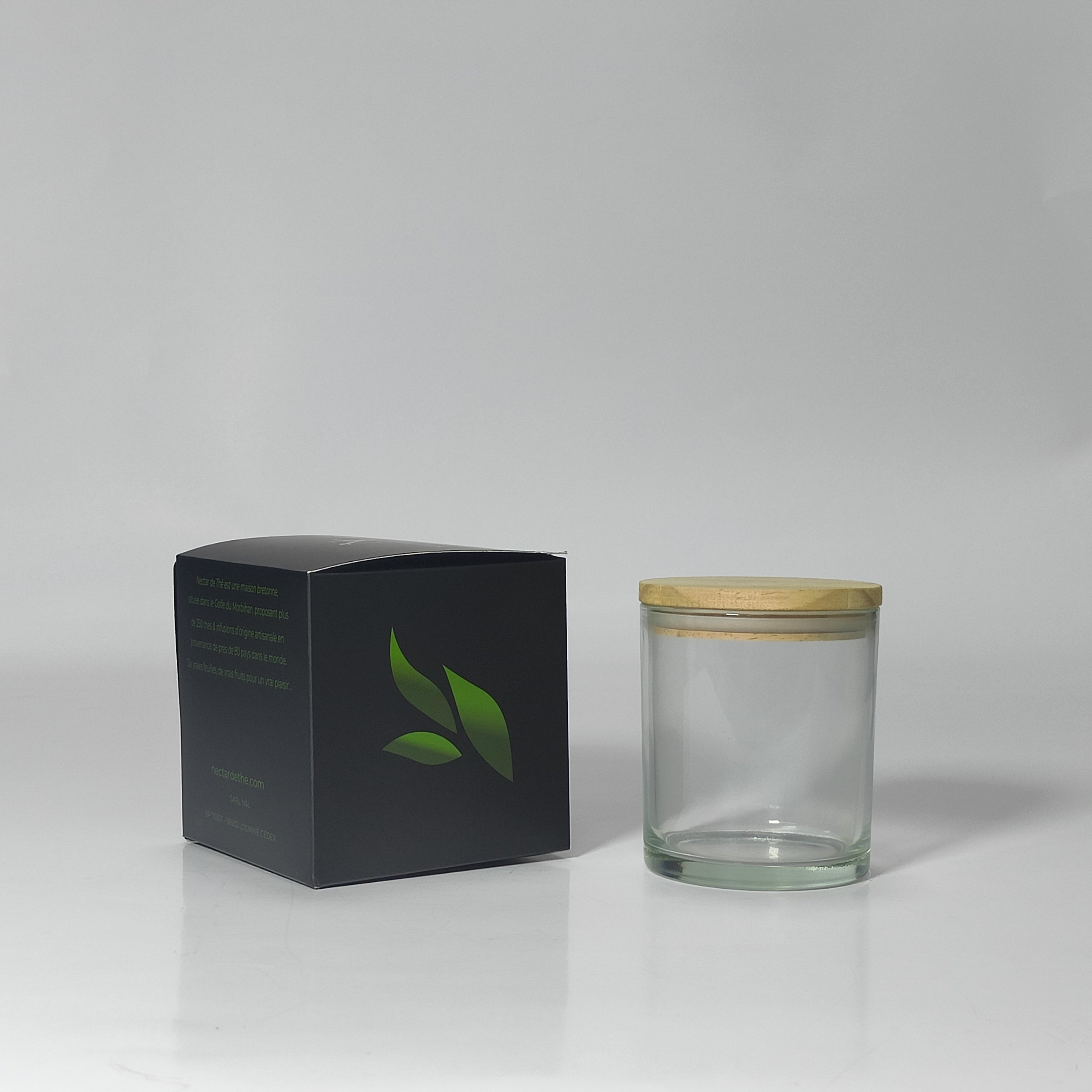 Wholesale Custom Luxury Personalized Cardboard Black Gift Jars Candle Packaging Boxes For Candles