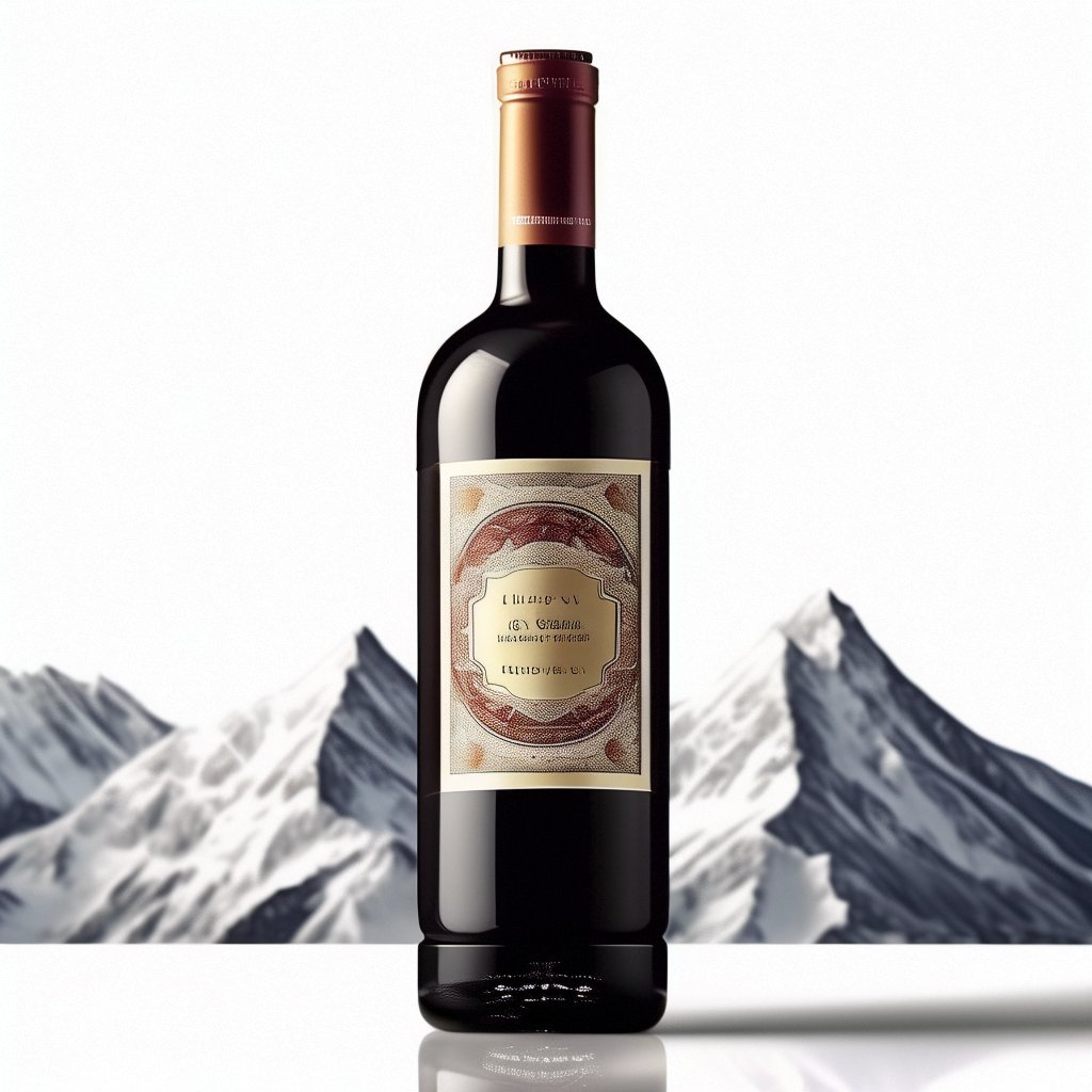 custom red wine bottle label light silver paper adhesive labels printed private logo label sticker rolled
