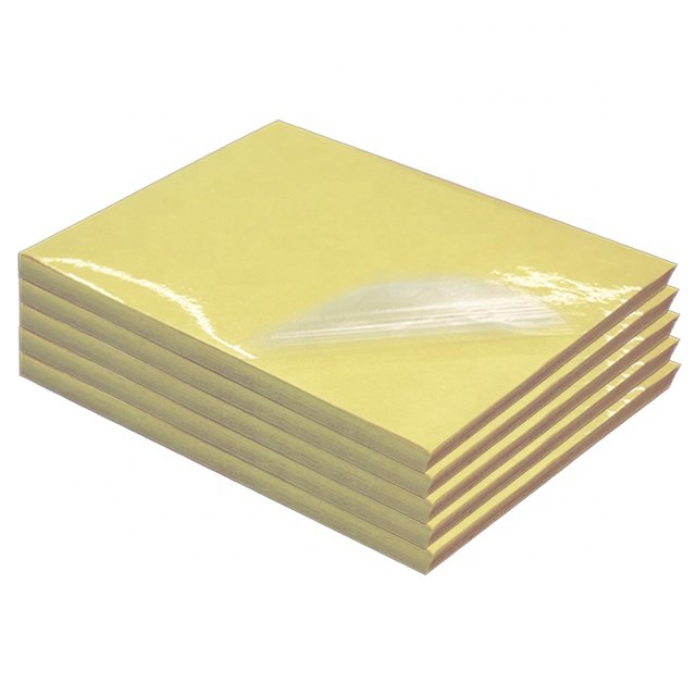 Printable clear self adhesive a4 waterproof label inkjet stickers paper full sheet transparent vinyl sticker printer paper