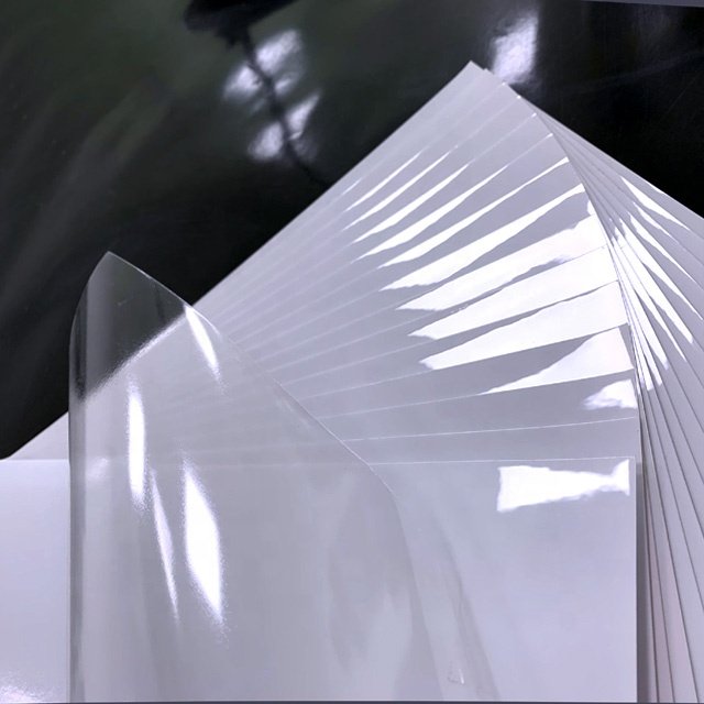 Printable clear self adhesive a4 waterproof label inkjet stickers paper full sheet transparent vinyl sticker printer paper