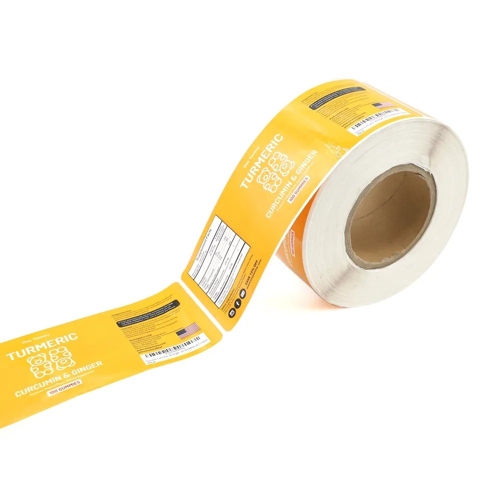 Decorate sticker adhesive bottle jar label adhesive customized paper waterproof adhesive sticker sheet