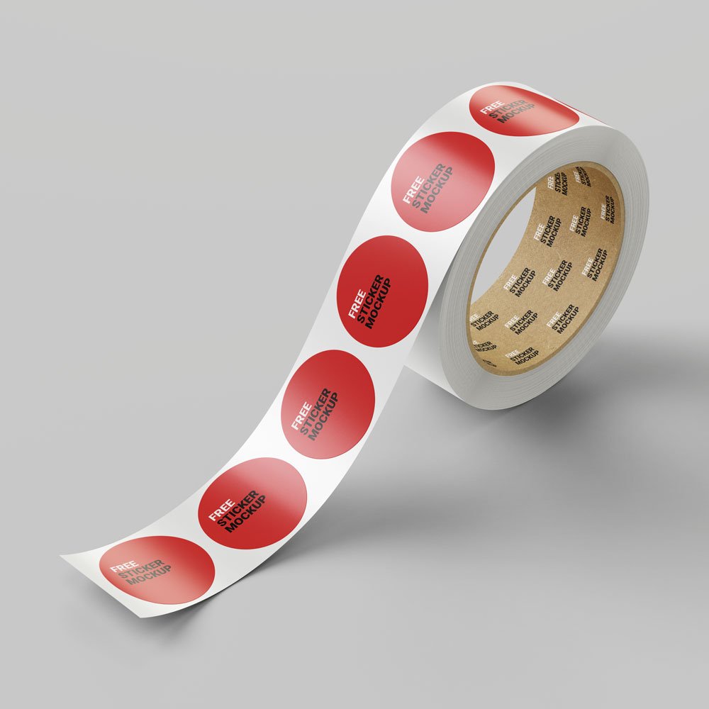Custom Printed Circle Round Vinyl Adhesive Logo Label Sticker Printing, Synthetic Paper Bottle Label Sticker