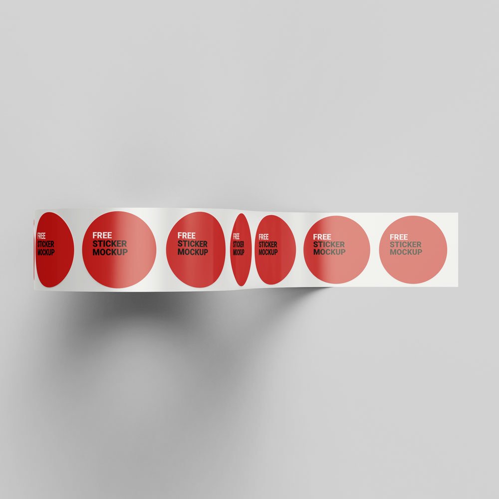 Custom Printed Circle Round Vinyl Adhesive Logo Label Sticker Printing, Synthetic Paper Bottle Label Sticker