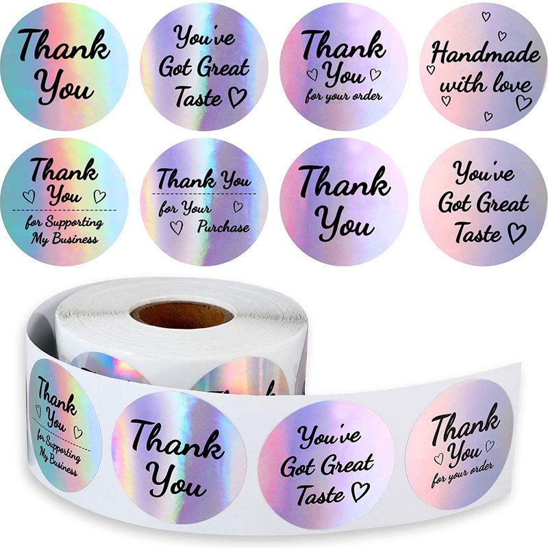 Support customizing all kinds of round stickers square stickers pressing gold and pressing silver self-adhesive label stickers