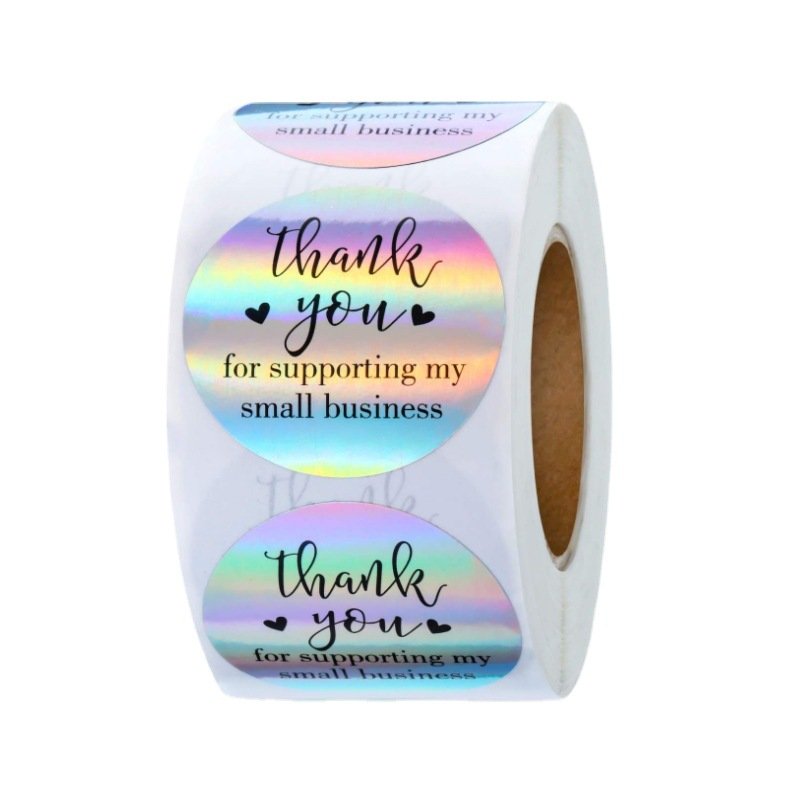 Support customizing all kinds of round stickers square stickers pressing gold and pressing silver self-adhesive label stickers