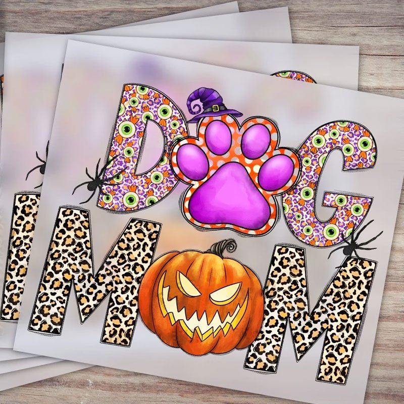 2024 halloween designs dtf heat transfer for shirts iron on gang sheet custom stickers for t-shirts halloween