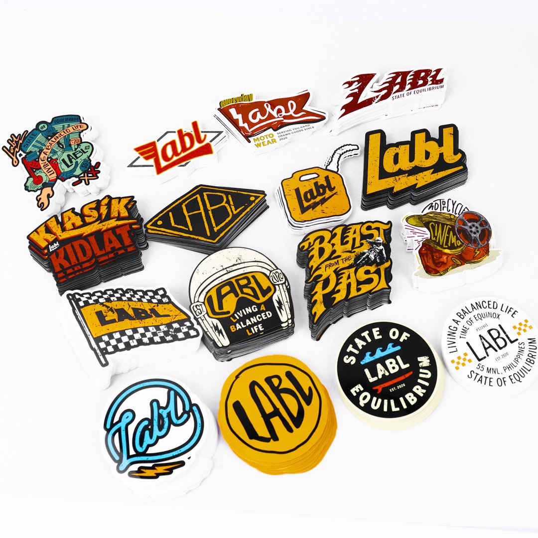 Company Design Logo Self Adhesive Waterproof Label Cartoon Vinyl sticker Custom Printing Die Cut Stickers