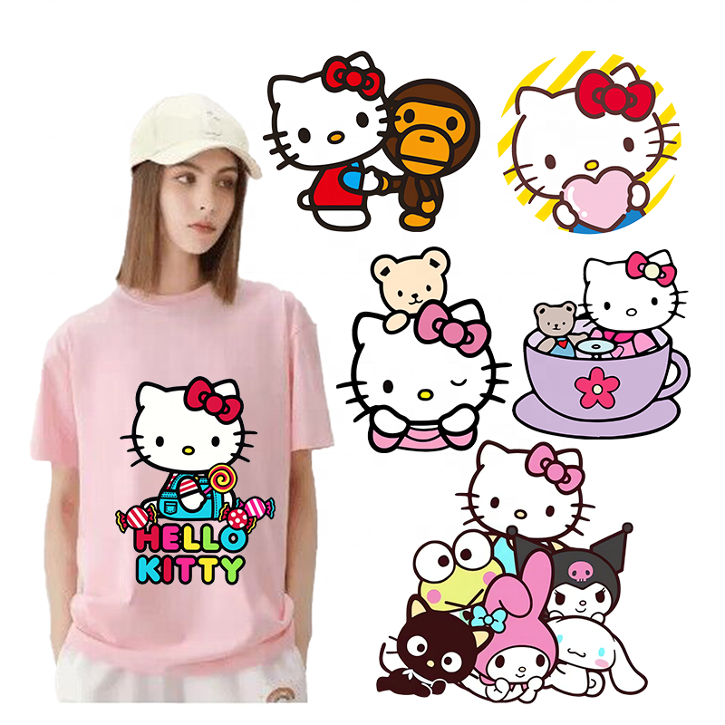High quality durable Dtf Transfers Designs Ready To Press heat Transfer Sticker transfer Paper Hot Iron For T-shirt