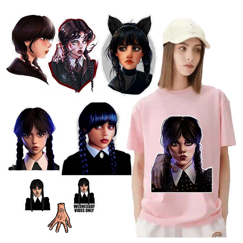 High quality durable Dtf Transfers Designs Ready To Press heat Transfer Sticker transfer Paper Hot Iron For T-shirt