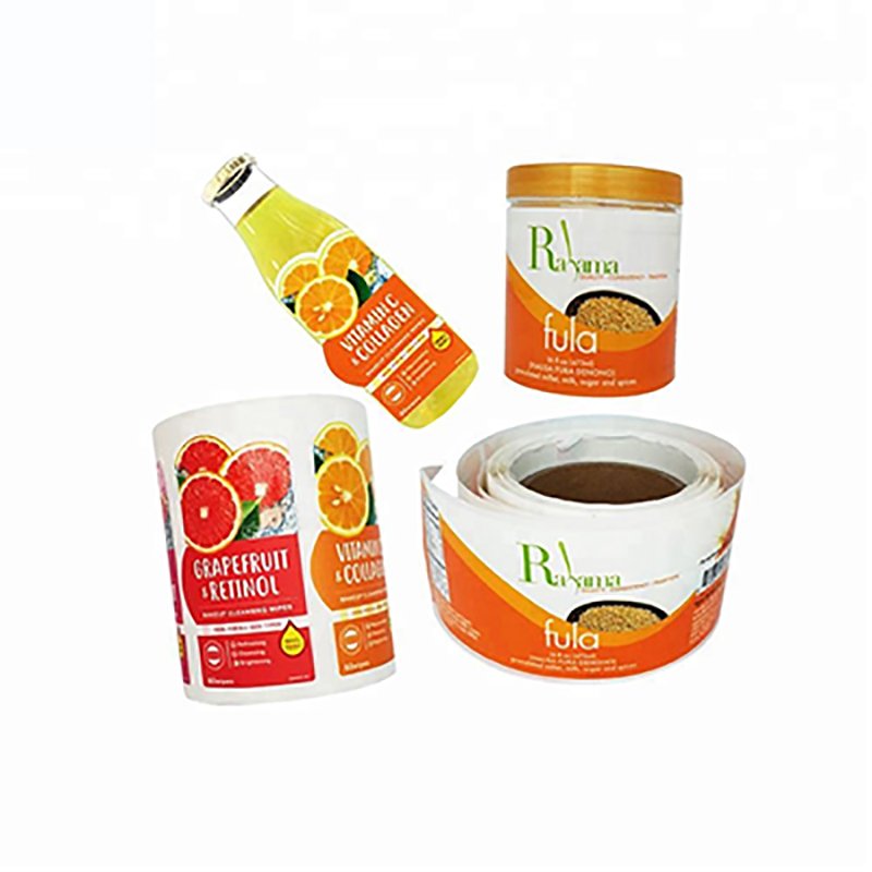 Customized drink bottled beverage label shrink lotion label anti-counterfeit label