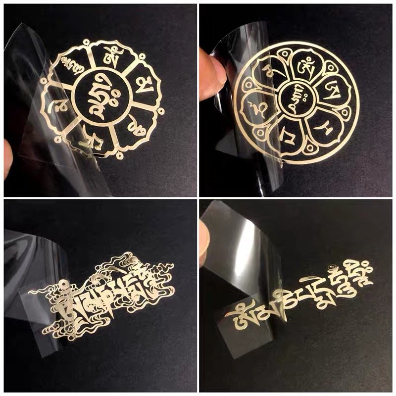 3d machine perfume nickle metal label round dial label sticker