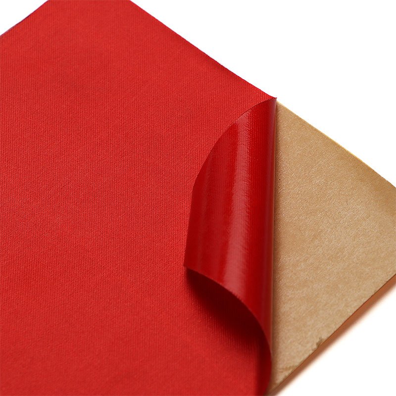 HH-028 satin white adhesive paper fabric sticker paper inkjet customized packaging a4 self adhesive paper