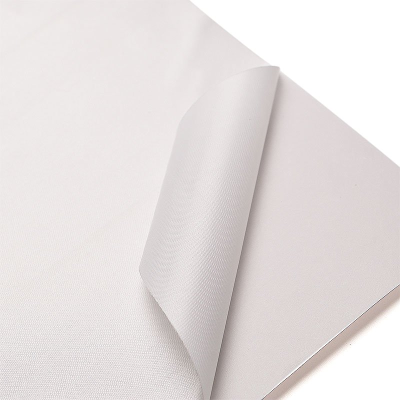 HH-028 satin white adhesive paper fabric sticker paper inkjet customized packaging a4 self adhesive paper